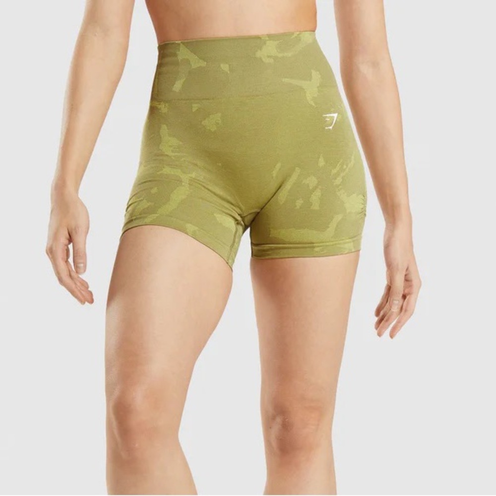 Griffin green gymshark shorts